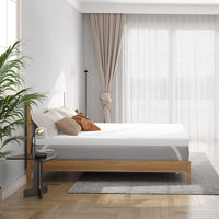 3 Inch Memory Foam Mattress Topper Single â Gel & Bamboo Charcoal Infused 90x190x7.5CM