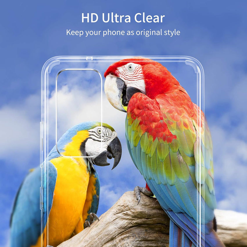 UNBREAKcable Case for Samsung Galaxy S20 FE 5G - Clear Shockproof Hard PC Back & Soft TPU Bumper Protective Cover for Galaxy S20 FE 6.5inch [Anti-Yellow & Anti-Scratch] -Transparent