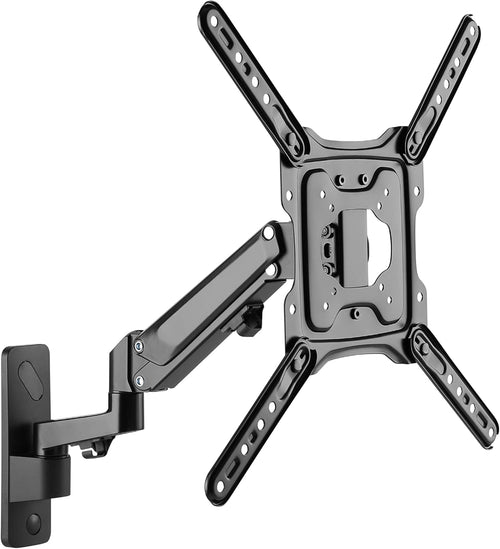ProperAV Gas Spring Swing Arm Monitor & TV Wall Bracket 23'' 24" 28" 32" 37" 40" 42" 43" 46" 49" 55" VESA Max 400x400 Black