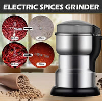 Electric Spice Grinder 400W Stainless Steel Multifunctional â Silver