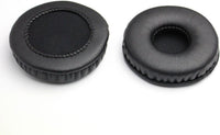 Replacement Earpads Leather Ear Cushions Spare Ear Pads Kit fit for Universal Diameter 55MM(1Pair Black)