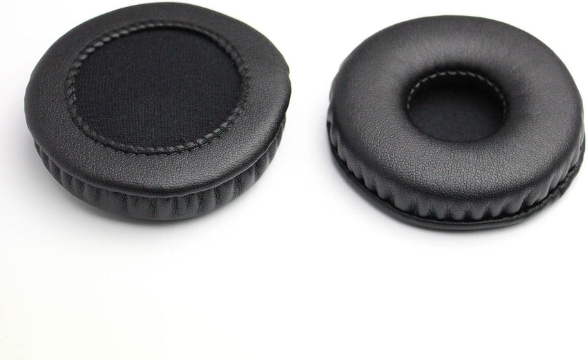 Replacement Earpads Leather Ear Cushions Spare Ear Pads Kit fit for Universal Diameter 55MM(1Pair Black)