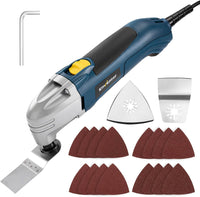 Oscillating Multi Tool 200W Corded 22000 OPM 3ÃÂ° Oscillation with 20 Accessories