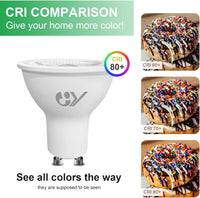GU10 LED Bulb 4W 6500K 720lm Energy Saving Equivalent 60W Non Dimmable 12 Pack Cool White