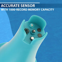 6-in-1 Bluetooth Water Quality Tester for Pools & Aquariums Smart App Included
