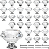 Crystal Drawer Knobs 40mm 30PCS â Diamond