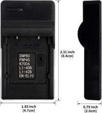 Norifon NP-45 USB Charger for Fujifilm FinePix JX250, JX400, J38, J10, J20, JX520, JX580, JX300, JX680, JX370, JV200, JV100, JZ250, JZ100, JZ300, T550, T200, T350, T310, XP60 Camera and More