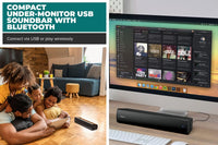 CREATIVE - Stage Air V2 Compact Under-monitor Soundbar, Black