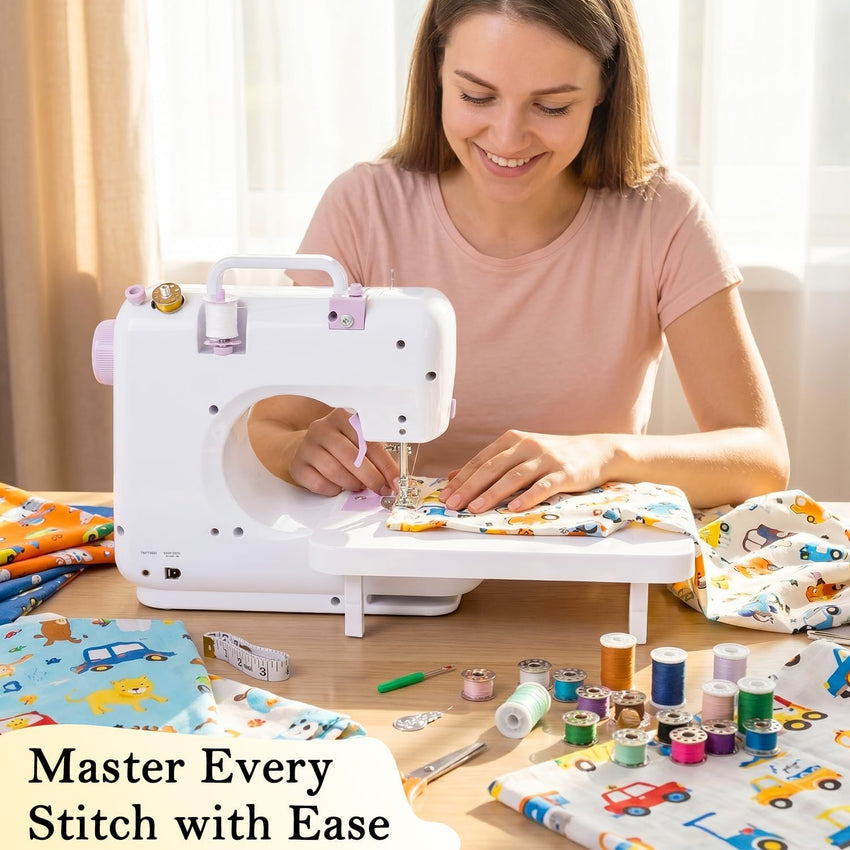 Sewing Machine with Extension Table & Basic Kit