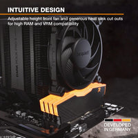 be quiet! Dark Rock Pro 5 CPU Air Cooler 7 Heat Pipes High Airflow Silent Fans Black