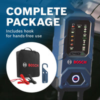 Bosch C40-Li Battery Charger 5A Trickle For 6/12V Lead-acid & LiFePO4 UK Plug