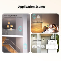 SONOFF ZBMINIL2 Zigbee Smart Switch, No Neutral Required, Mini Relay Module for Light Switch, 2-Way Control, Works with Alexa & Google Home, Requires Zigbee Hub