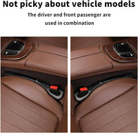 Car Seat Gap Filler Organiser 2 Pack for Cars SUVs & Trucks â Black