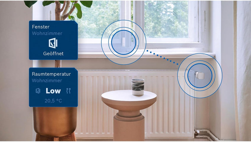 Bosch Smart Home radiator thermostat II [+M], smart thermostat, flexible use in the Bosch Smart Home system or in manufacturer-independent Matter systems