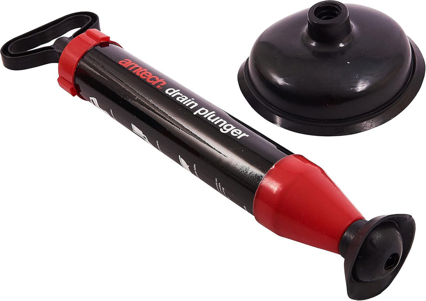 Amtech Drain Plunger Heavy-Duty Suction Cup â Red/Black