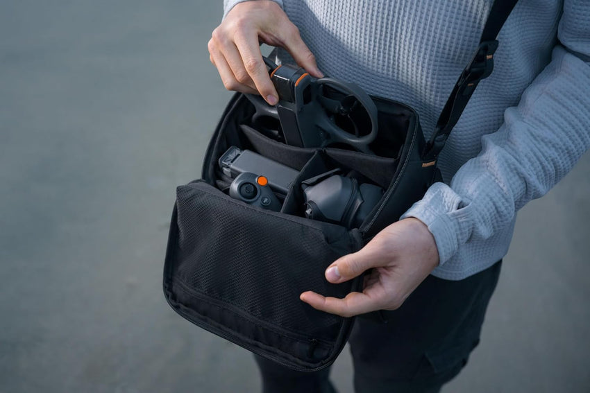 DJI Avata 2 Sling Bag for Goggles 3 Accessories Carry Case Black