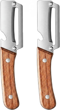 Stainless Steel Vegetable Peeler 2-Pack Multifunctional Ergonomic Handle 7.9in