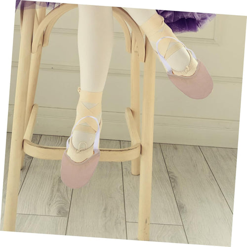Half Sole Ballet Shoes for Women and Girls â Skin Colour Size S