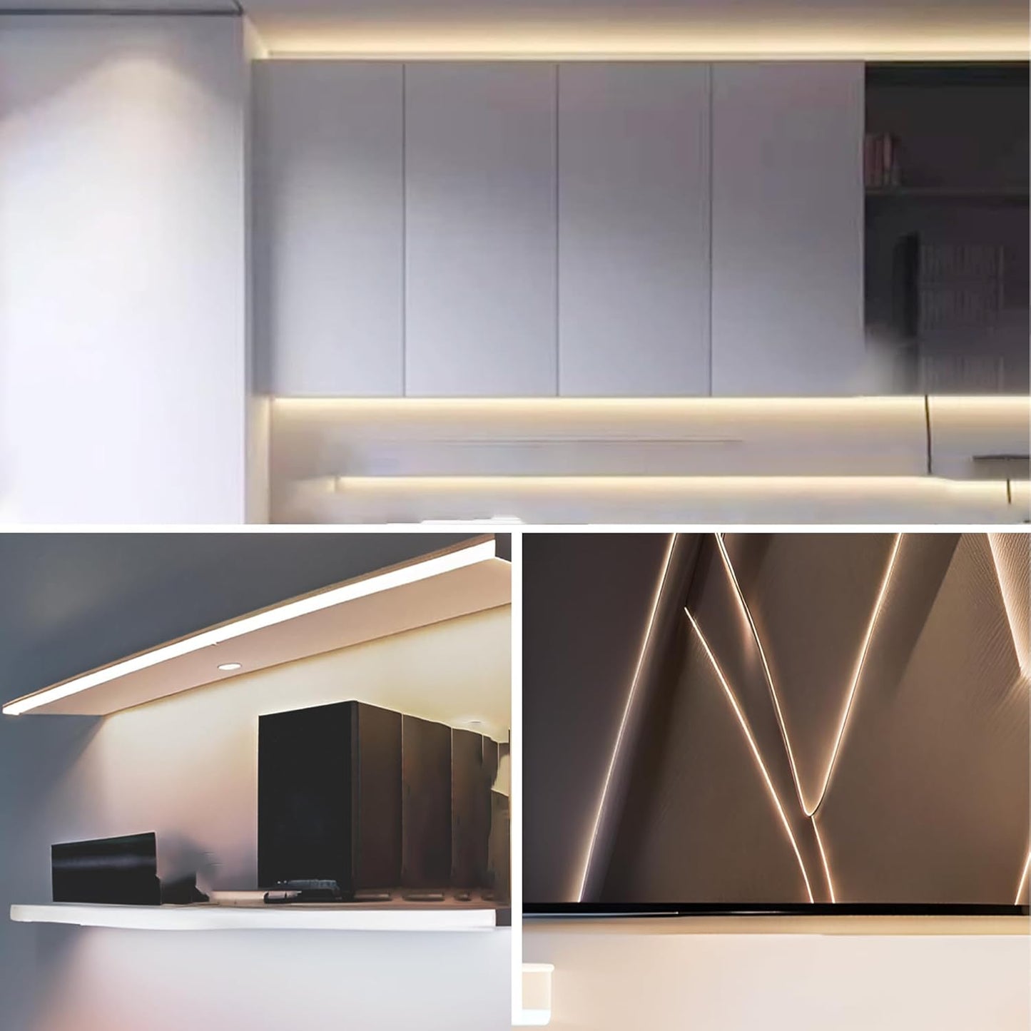 12V COB LED Strip Lights Cool White 6.56FT for DIY Home Decoration â IP20