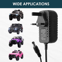 12V 1A Power Supply Adapter UK Plug, AC 100-240V to DC 12V Charger with 5.5x2.1mm Jack, Compatible with Ride On Car LED Strip CCTV Camera Monitor Router, Smart Protection Power Adapter for Home Use