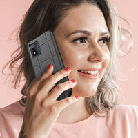 SEAHAI Case for Motorola Moto E13, Army Case Silicone Phone Case Rubber Cover Shockproof Heavy Duty Protection Ultra Thin Cover - Black