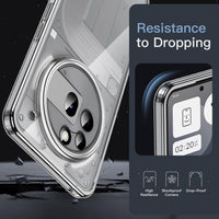 JETech Case for Nothing Phone 3a Pro, Clear Shockproof Bumper Cover, Anti-Scratch Hard Back, Protective Slim Fit, Non-Yellowing, Durable Transparent TPU for Drop Protection (Clear)