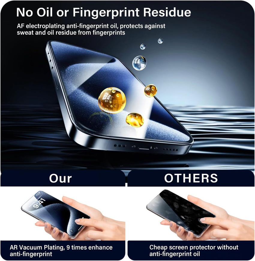 XINYEXIN [2-Pack Screen Protector for Samsung Galaxy A07, + Camera Lens Protector, Tempered Glass, 9H Hardness, Anti-Fingerprint, HD Clear, Easy Installation