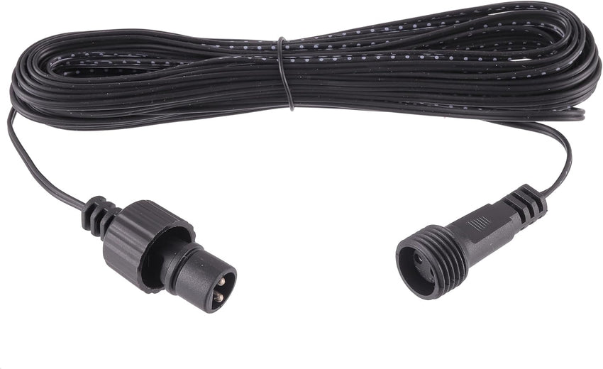 Christmas Lamp Extension Cable, 2 Pin Extension Cable for String Lights, IP44 Waterproof Extension Cable for Globe Lamp, Icicle Lamp, Indoor and Outdoor Light (10M)
