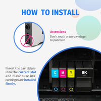 Topkolor 963XL Ink Cartridges Multipack Remanufactured for HP 963XL 963 for HP Officejet Pro 9010e 9010 Ink Cartridges 9012 9012e 9020 9020e 9014 9014e 9015 9015e 9018e 9019e 9022 9025e