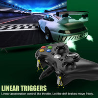 Controller for Xbox 360 PC, USB Game Controller, Upgraded Design Ergonomic Cable Controller for Xbox 360 Slim and PC with Windows XP/Vista/7/8/8.1/10