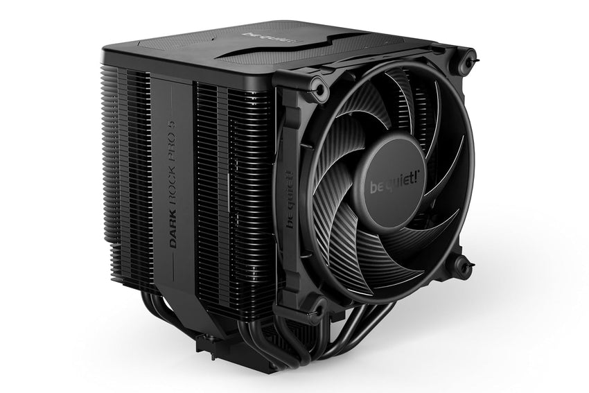 be quiet! Dark Rock Pro 5 CPU Air Cooler 7 Heat Pipes High Airflow Silent Fans Black