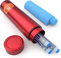DISONCARE 60H 4 Pen Insulin Cooler Travel Case 2-8 Degrees Biogel Insulated Medicine Cooler Bag Epipen Case Compact for Diabetic Travel TSA Approved with 2 Ice Pack