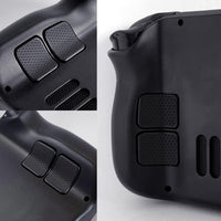 TALONGAMES Touchpad Protector Compatible with Steam Deck Touch Trackpad (Trackpads Protector + 4 Keys Protector, Matrix Mini Hex - Black)