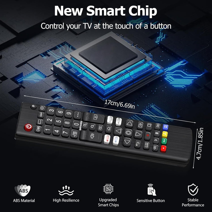 LG TV Remote Control Replacement, Universal TV Remote for All LG LED OLED LCD Webos 4K 8K UHD HDTV HDR Smart TVs â Compatible with AKB75095308, AKB75095307, AKB7415324 and More
