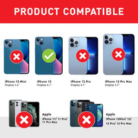 BEZ Case for iPhone 13, Case for iPhone 13 Shockproof Survivor Double Protection Resistant, Dark Blue