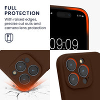 kwmobile Case Compatible with Apple iPhone 15 Pro Case - Slim TPU Silicone Phone Cover - Soft Touch Finish - Baltic Blue