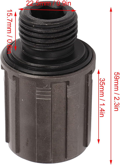VBESTLIFE Lightweight Small,Flower Tower Base High Strength Rust Resistant Mountain Bike 8 9 10 Speed Freehub Body Repair Parts (Bearing Style)