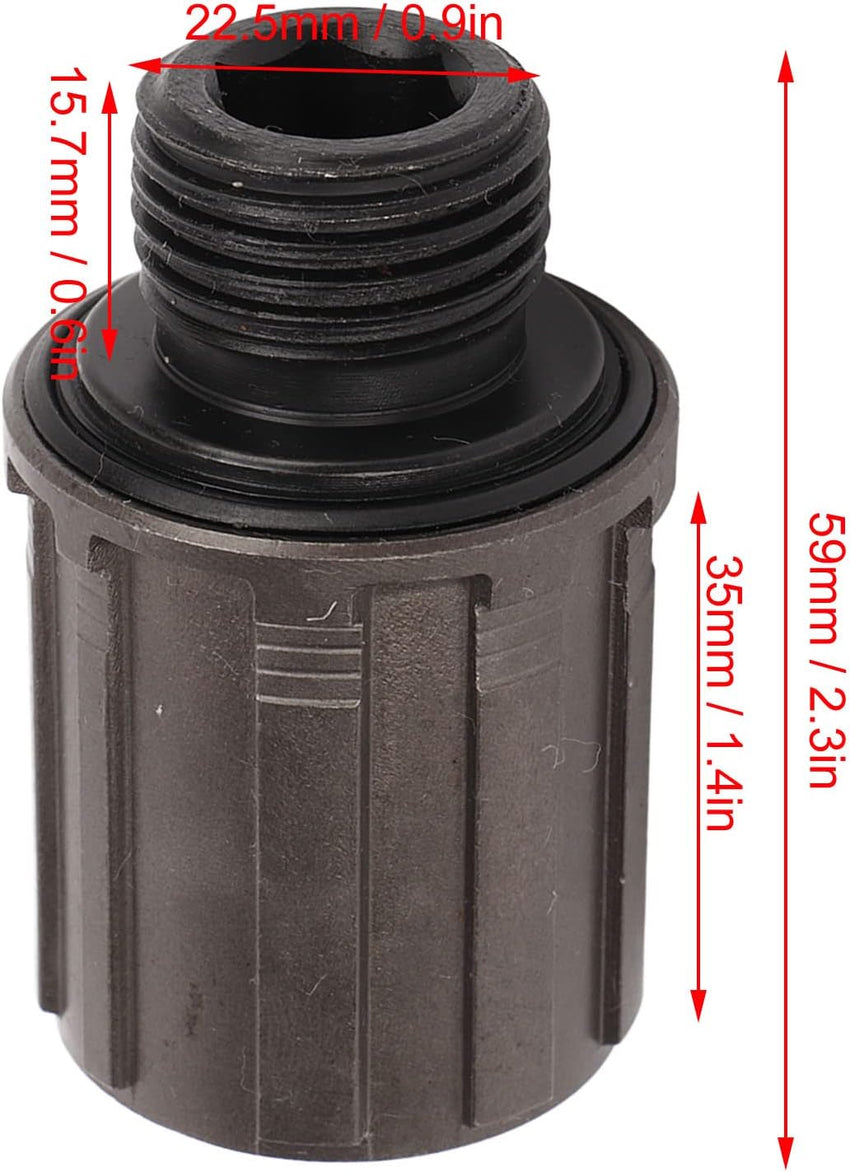 VBESTLIFE Lightweight Small,Flower Tower Base High Strength Rust Resistant Mountain Bike 8 9 10 Speed Freehub Body Repair Parts (Bearing Style)