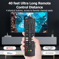 LG TV Remote Control Replacement, Universal TV Remote for All LG LED OLED LCD Webos 4K 8K UHD HDTV HDR Smart TVs â Compatible with AKB75095308, AKB75095307, AKB7415324 and More