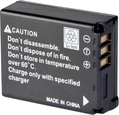 ANSMANN Li-Ion 3.7V Camera Battery Replacement For CGA-S005/ DB-65 [Pack of 1] Compatible with Panasonic & Ricoh Cameras Incl Panasonic Lumix DMC-FX 150, Ricoh GR III 5 Year Warranty