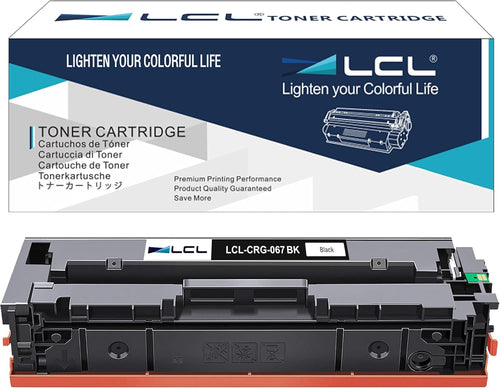 LCL 067 Black Toner Cartridge Replacement for Canon 067 067H Replacement for Canon i-SENSYS LBP631Cw LBP633Cdw MF651cw MF655Cdw MF657Cdw (1 Pack)