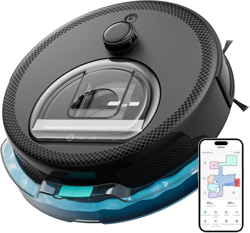 Lefant M210 Robot Vacuum READ DESC USED FLOOR MODEL 2200Pa Slim 7.8cm Self-Charging Wi-Fi App Alexa - M210