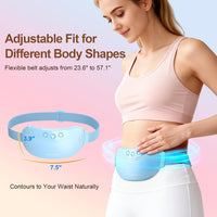 Cordless Menstrual Heat Belt Portable Heat Pad for Period Cramps Rechargeable â Black