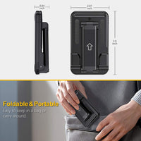 Gritin Tablet Stand, Adjustable Tablet Holder - Foldable Desktop Tablet/Phone Stand Holder Super Stable Compatible with New iPad 12.9, 11, 10.9, 10.2 Air mini 2 3 4 5 6 and All 4-12.9" Tablets