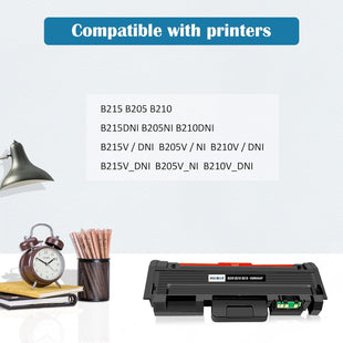 Compatible B210 B205 B215 Toner Cartridge 3000 Pages 106R04347 for Xerox B210 B210DNI B205 B205DNI B205MFP B215 B215DNI B215MFP Printers ( Black, 1-Pack )