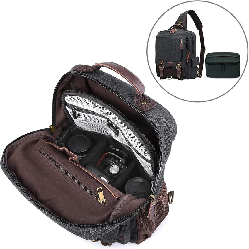 Padded Foldable Bag for DSLR SLR Camera â Green Minimalist