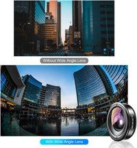Apexel【Updated Version HD Phone Lens Kit-170°Super (Fisheye) Wide Angle,10X Macro Lens,110° Wide Angle2.0X Zoom Telephoto,195°Fisheye Lens for iPhone,Samsung and Most of Smartphone L-HB5V2