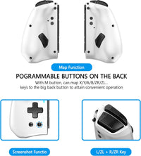 Wireless Pro Controller for Nintendo Switch Split-Design 8-RGB Adjustable Turbo For Switch