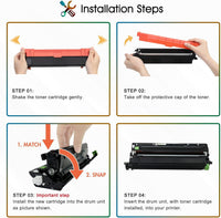 TN248XL TN248 TN-248XL MFC-L3740CDWE Toner: 5 Pack Compatible for Brother HL-L3220CWE MFC-L8390CDW DCP-L3520CDW TN-248 HL-L3240CDW TN 248XL TN-248CMYK MFC-L3760CDW DCP-L3560CDW MFC-L3740CDW Cartridge