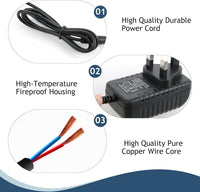 Universal AC/DC Power Supply Adapter 12V 2A UK Converter Adaptor 100-240V 50/60HZ Plug 5.5mm x 2.1mm for Led Strips Lights Audio/Video LCD Wireless Router Security Camera Monitor ADSL Cats WIFI IP